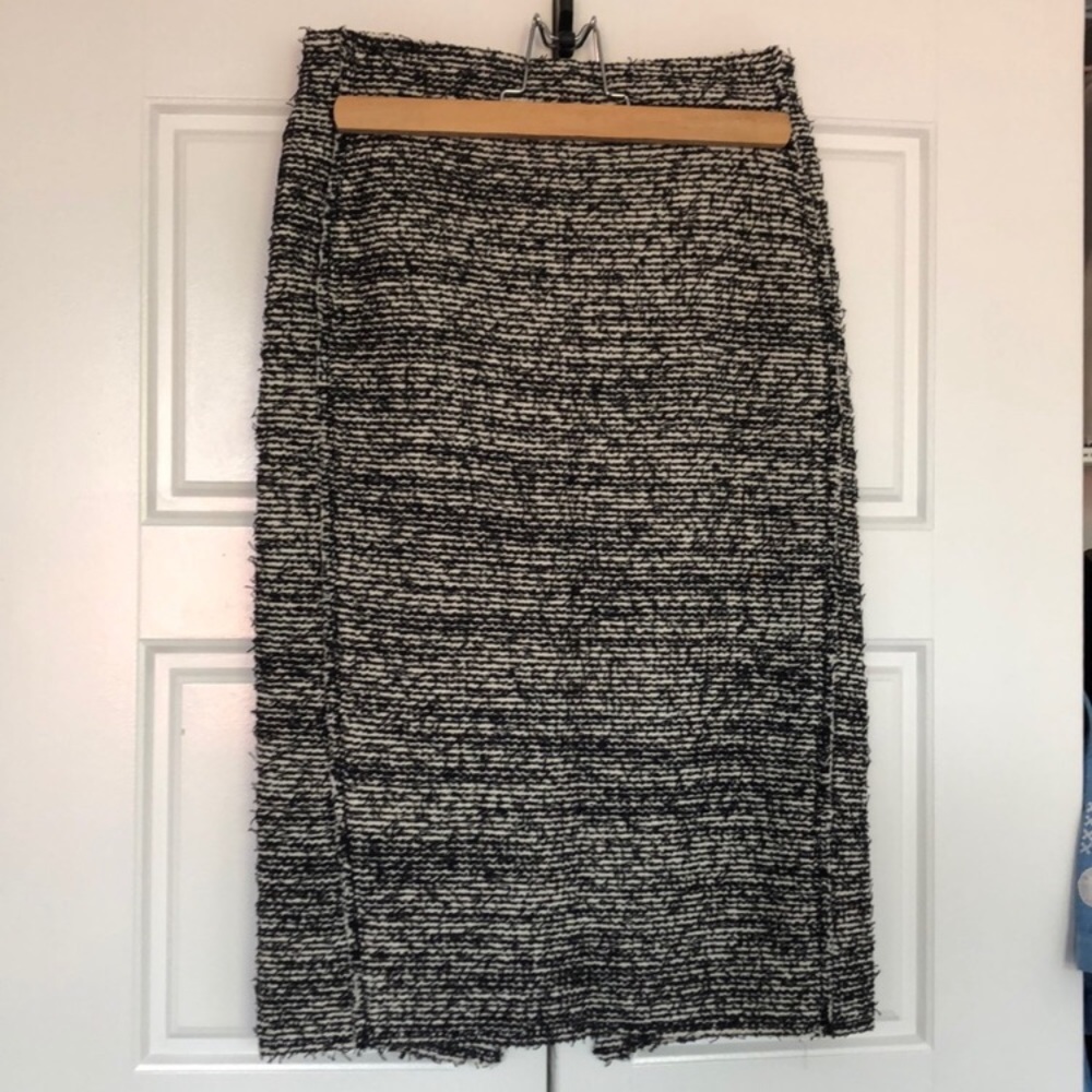 Rebecca Taylor Stretch Tweed Pencil Skirt